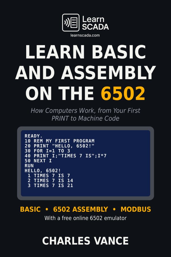 Cover of Learn BASIC and Assembly on the 6502
